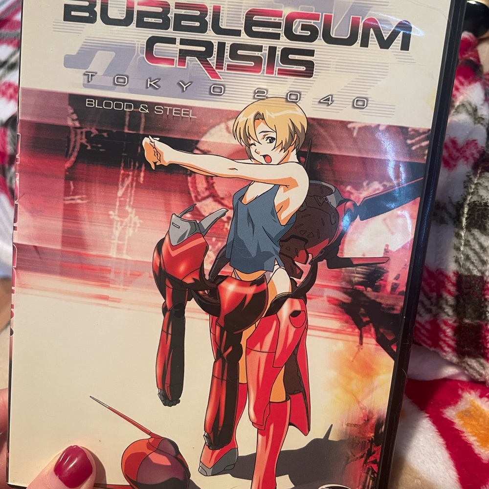 Vintage Bubblegum Crisis Tokyo 2040 DVD anime blood and steel